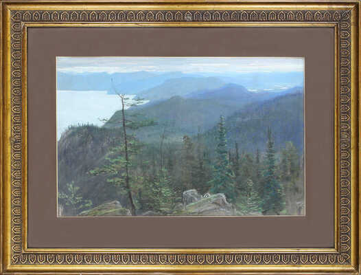 Клопов Владимир Анатольевич. Пейзаж с фьордами 